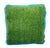 The Minted Monkey Turf Pillows - Artificial Turf Outdoor Pillows With Turquoise Ruffle Welting - Large Square For Sale - Image 10 of 10