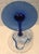Blue Mid Century French Blue Hand Painted Equestrian Horse Martini Glasses - Set of 6 For Sale - Image 8 of 10