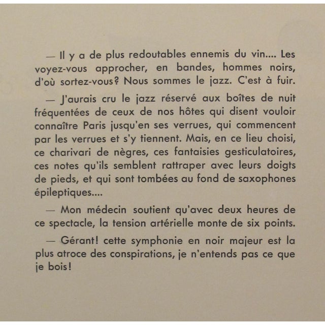 1930s 1930s Paul Iribe "Elle M'a Commandé Un Cocktail" Original French Art Deco Print For Sale - Image 5 of 5
