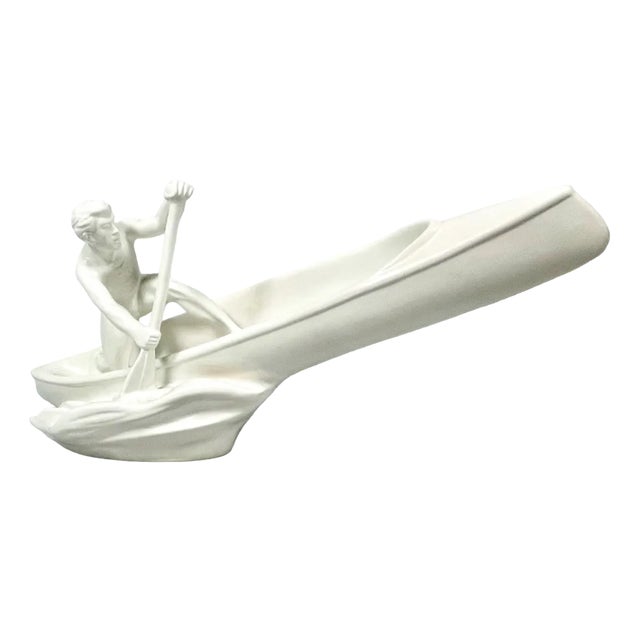 Rower Statue from Jihokera Bechyně, 1950s For Sale