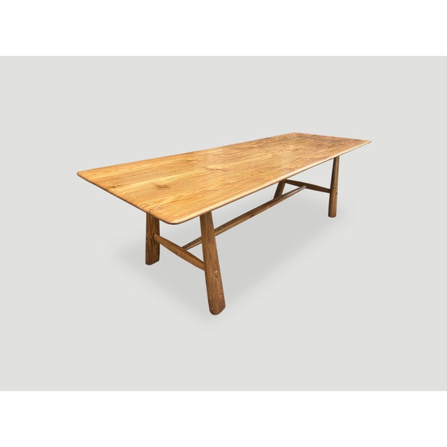 Andrianna Shamaris Midcentury Couture Teak Wood Dining Table For Sale - Image 17 of 18