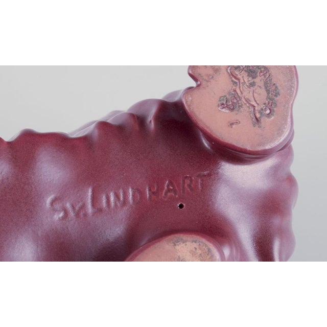 Danish Musk Ox in Ceramic by Svend Lindhart, 1960s For Sale - Image 6 of 8