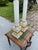1970s 1970s Hollywood Regency Neoclassical Column Table Lamps – White Lacquer & Gilt Gold Leaf - a Pair For Sale - Image 5 of 9