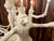 Late 20th Century Late 20th Century Whimsical White Plaster Finished Monkey Ten-Light Chandelier For Sale - Image 5 of 9