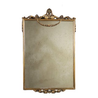 Carved and Gilded Style Mirror For Sale