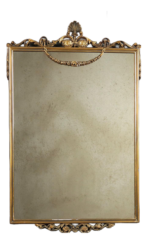 Carved and Gilded Style Mirror