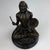 Seated Native American Drummer Figural Sculpture, 20th Century, Bronze For Sale - Image 10 of 12