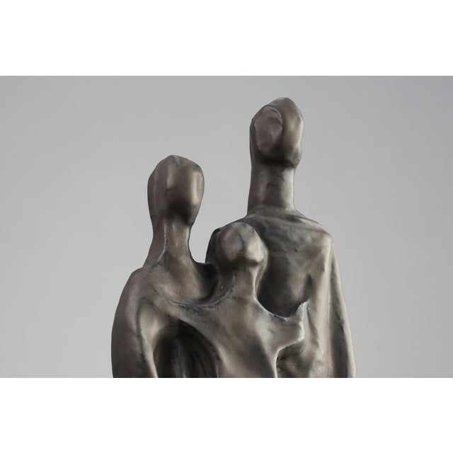 Brown Ceramic Sculpture by Elisabeth Vandeweghe for Perignem, Belgium, 1960 For Sale - Image 8 of 11