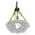 Art Deco French Croismare Glass Plafonnier with Silk Rope and Bronze Fittings, 1890s For Sale - Image 14 of 14