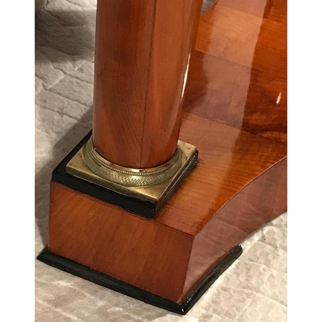 Wood Biedermeier Demi-Lune Table, 1810s For Sale - Image 7 of 11