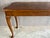 Late 20th Century Hekman Georgian Style Burlwood Console Table With Drawer For Sale - Image 12 of 12
