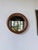 Wood Round Wicker Mirror, 1960s For Sale - Image 7 of 18