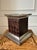 Metal Vintage Leather and Silverplate Ralph Lauren Style Pillar Candleholder For Sale - Image 7 of 18