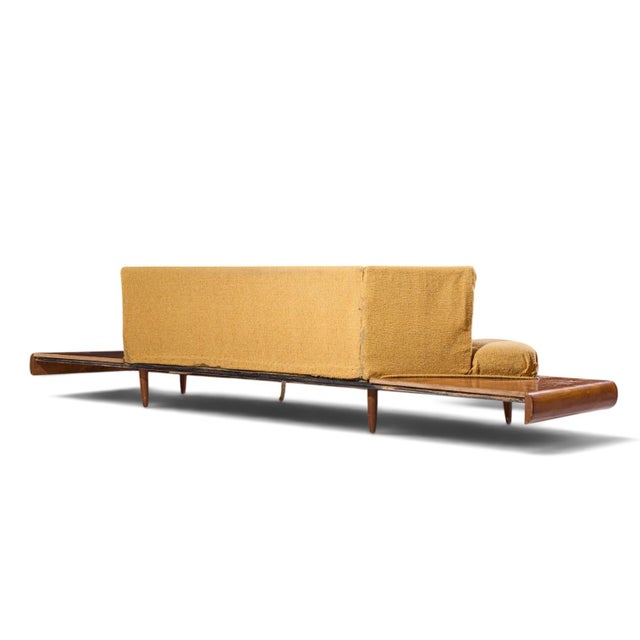 Wood Adrian Pearsall for Craft Associates 2006-S Mid Century Walnut Sofa For Sale - Image 7 of 9