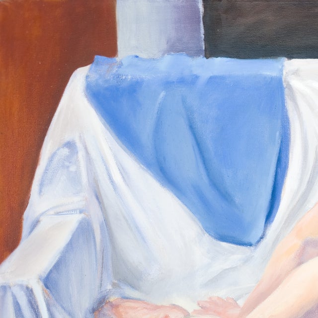 Figurative Nude on Armchair - Patrick Ross Arnold, C. 1980s For Sale - Image 3 of 11
