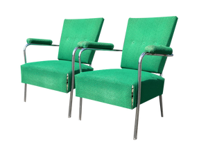 Set of Vintage Armchairs in Bauhaus Style by Joseph Perestegi, 1960s