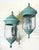 Pair of Vintage Solid Brass Wall Lanterns /Sconces 26”x 12” X13” For Sale - Image 14 of 15