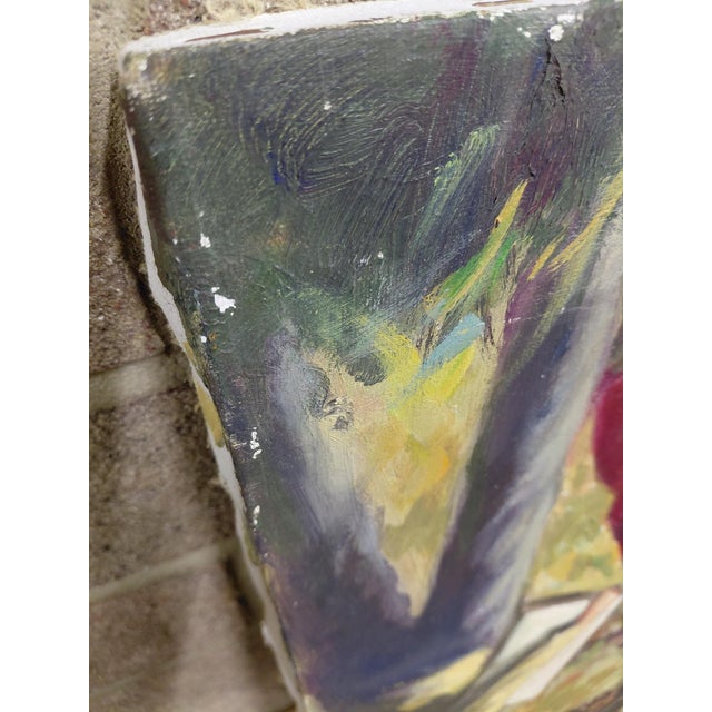 Wood Original Oil on Canvas Titled "Family Still Life" For Sale - Image 7 of 9