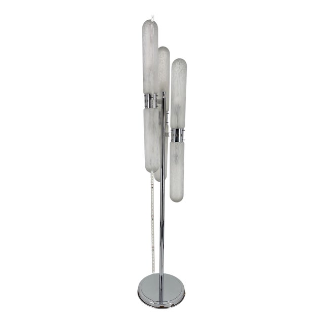 Murano Glass Floor Lamp by Aldo Nason for Mazzega For Sale