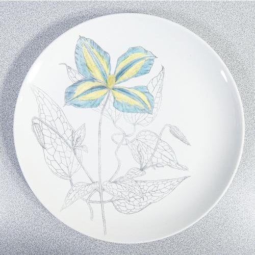Vintage Plates in Porcelain, Set of 6 For Sale - Image 9 of 18