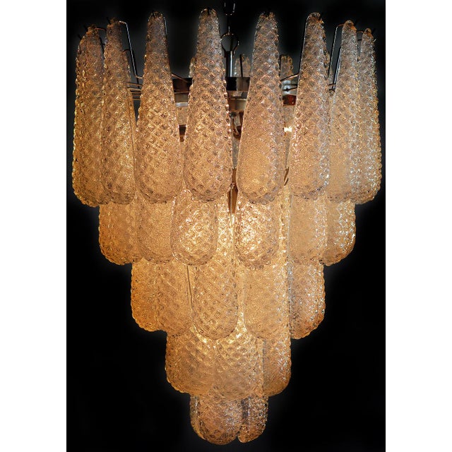 Murano Petal Chandeliers, 1970s, Set of 2 For Sale - Image 8 of 18