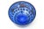 Vintage Swedish Signed Abstract Blue Glass Bowl by Gunnar Cryen Graal, for Orrefors, Cobalt Blue For Sale In Miami - Image 6 of 11