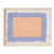 Minimalist Abstract Fine Art Print, Blush Pink & Cornflower Blue, 30 X 38 Print in Wood Frame For Sale