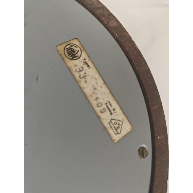 Wood Mid-Century Modern Table Lamp by Temde, 1960s For Sale - Image 7 of 8