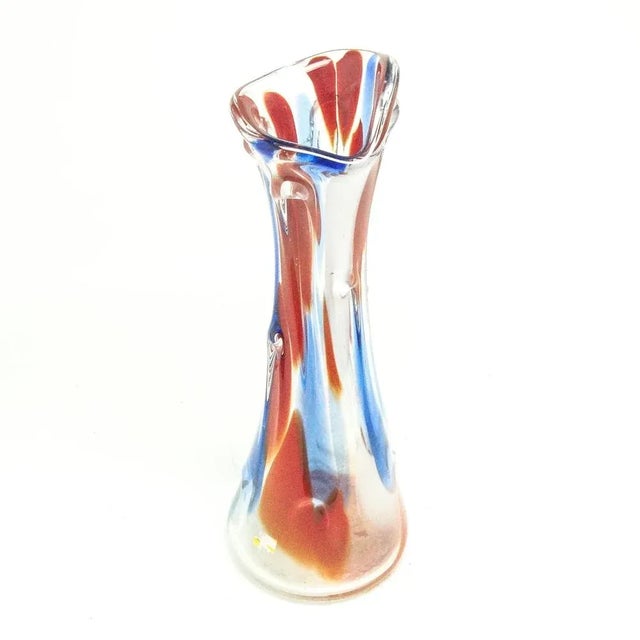 Glass Vase from Hortensja Glassworks, Poland, 1970s For Sale - Image 7 of 7