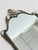 Vintage Brass Wall Mirror, Italy, 1940 For Sale - Image 4 of 13