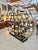 Custom Macassar Ebony and Brass Demi Lune Room Divider For Sale - Image 4 of 18
