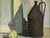 1957 Mid-Century Modern 'Jug & Lemon' Vintage Original Still Life Oil Painting, Framed For Sale - Image 9 of 13