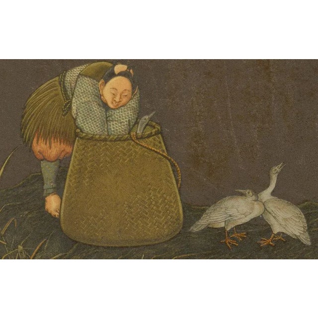 Moonlit Fishing Scene, 1884, Paper For Sale - Image 4 of 6