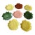 1940s Steubenville Woodfield Collection Leaf Plate Variety by Russel Wright-Set of 8 For Sale
