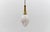 Mid-Century Modern Mouth-Blown Glass and Brass Pendant Lamp, Germany, 1950s For Sale - Image 6 of 11