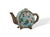 Miniature Majolica tea pot, English, circa 1920.