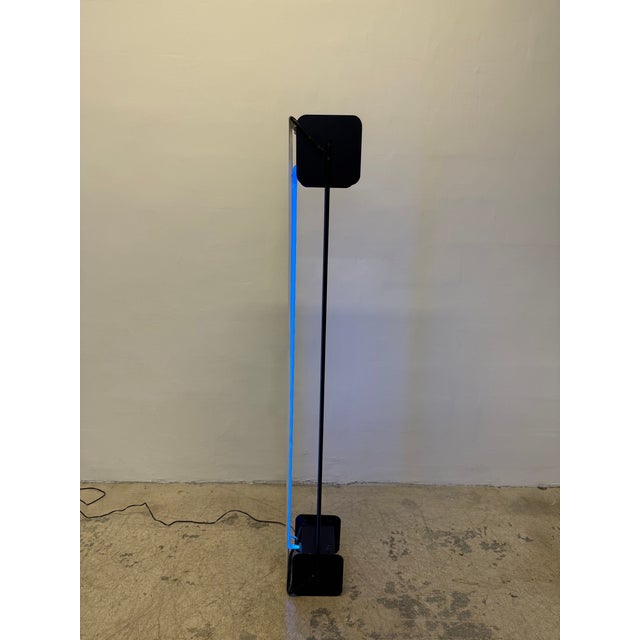 Postmodern Dan Chelsea and Rudi Stern Neon Torchiere Floor Lamp for George Kovacs, 1980s For Sale - Image 3 of 11