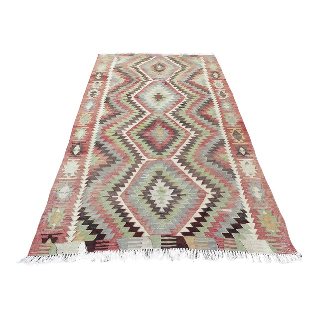 1960s Turkish Handmade Area Rug For Sale