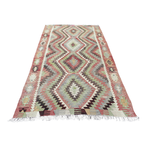 1960s Turkish Handmade Area Rug