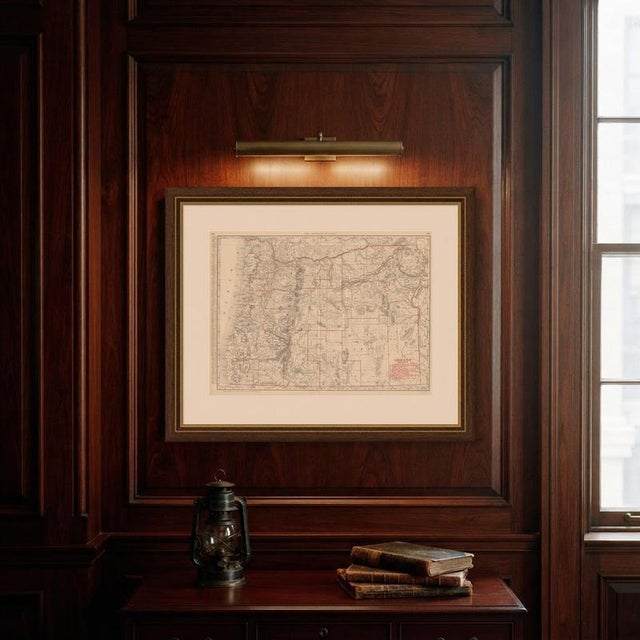 Antique Map of Oregon The Beaver State by Ran McNally, 1899 For Sale - Image 10 of 12