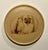 1970s Set of 4 Vintage Honiton Pottery England Round Ceramic Dogs Coasters For Sale - Image 5 of 8