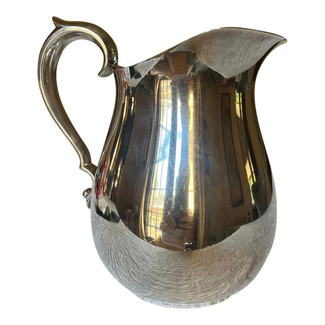 1960s Reed & Barton 970 Silverplate Large Water Pitcher Chairish