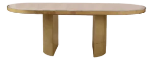 Attributed to Karl Springer MCM Lacquered Goatskin Dining, Conference Table C1970s