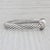 Modern Yurman 1.40ctw Diamond White Agate Cuff Bracelet W/ Pouch Sterling Silver 6.5" For Sale - Image 3 of 8