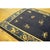 Navy Blue 1920s Floral Chinese Square Peking Antique Navy Blue Allover Knotted Wool Rug For Sale - Image 8 of 10