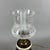 Vintage Porcelain, Brass and Glass Table Lamp from Limoges, France, 20th Century For Sale - Image 6 of 15