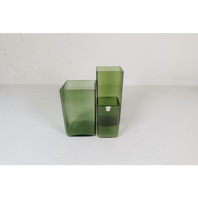 Mid-Century Ice Vases from Gullaskruf, Sweden, 1960s, Set of 7 For Sale - Image 10 of 11