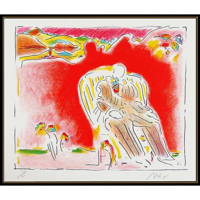 Message us to inquire about custom framing options! (Included for free with every purchase) The piece, one of his nicest...