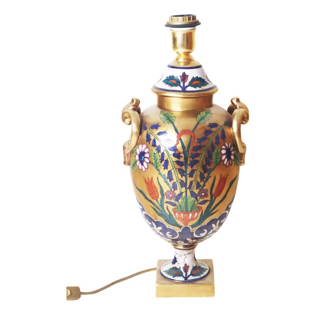 Hollywood Regency Table Lamp from Ceramiche Batignani Firenze, Italy, 1970s For Sale