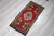 Size: 1.7 x 3.4 feet - ( 52 x 104 cm ) 20.4 x 40.9 inches - Color: Red-Green-White-Black - Material: Wool-Cotton Fast...